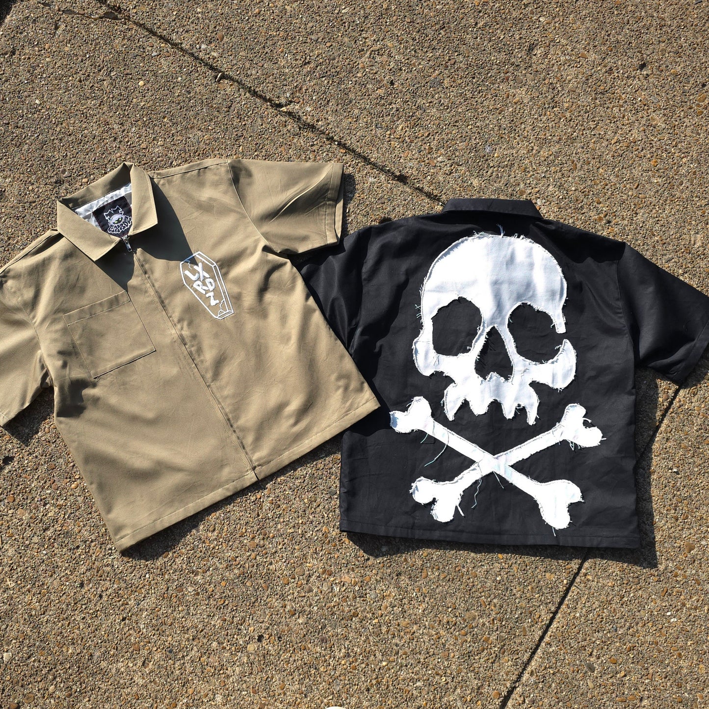 Crossbones Zip Up